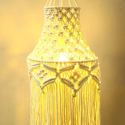 Handmade Lamp Shade Boho Hanging Pendant Light Cover Hanging Lamp Cover Home Decor Light Cover Light Shade Home Decor