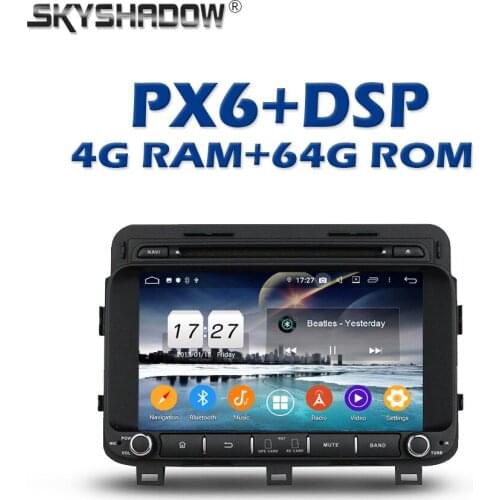 PX6 Car DVD Player DSP IPS Android 10.0 64GB + 4GB TDA7851 AHD Bluetooth 5.0 Wifi GPS Map RDS Radio For kia K5 OPTIMA 2014 2015