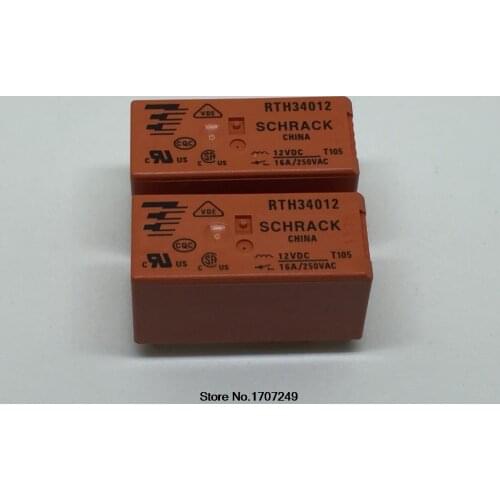 Free Shipping 100% new original relay 50pcs/lot Power relay RTH34012 16A 6PIN 12V Can replace G2RL-1A-E-12V