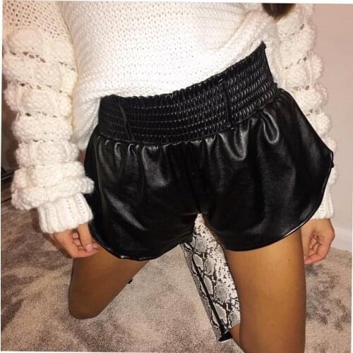 By Eleven Women's Leather Shorts