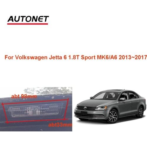Autonet rear view camera For Volkswagen Jetta 6 1.8T Sport MK6 A6 2013~2017 CVBS/AHD720P backup camera/license plate camera