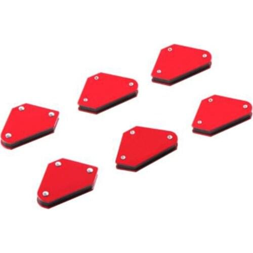 HOT SALE 6Pcs 9LB Mini Magnetic Welding Holder Set Triangular Welding Positioner Fixed Angle Soldering Locator Tools