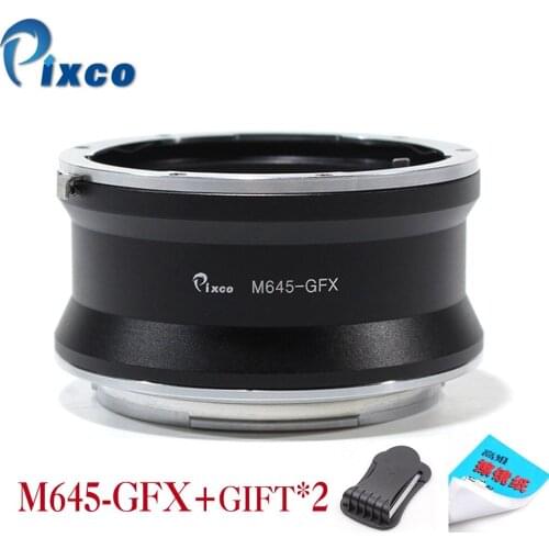 Pixco M645-GFX Lens Adapter Suit for Mamiya 645 Lens to Fujifilm G-Mount GFX Mirrorless Digital Camera such as GFX 50S