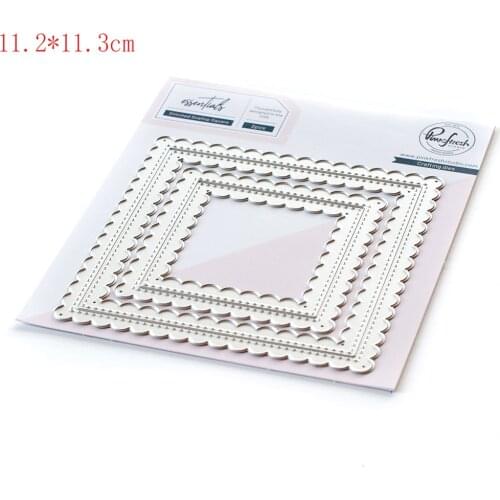 Rectangular printed border Troqueles de corte de metal scrapbooking cutting dies DIY dies scrapbooking nouveau arrivage 2021