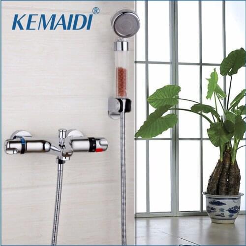 KEMAIDI Thermostaic Shower Mixing Valve Constant Temperature Taps Bathroom Faucets Bathtub And Shower Thermostatic Faucet
