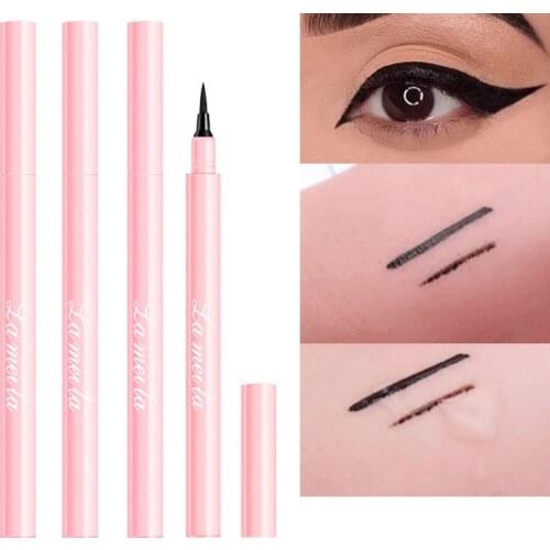 Waterproof Liquid Eyeliner Pen Quick Dry Natural Black Eyeliner Pencil Non-blooming Long Lasting Liquid Eyeliner Makeup Tools