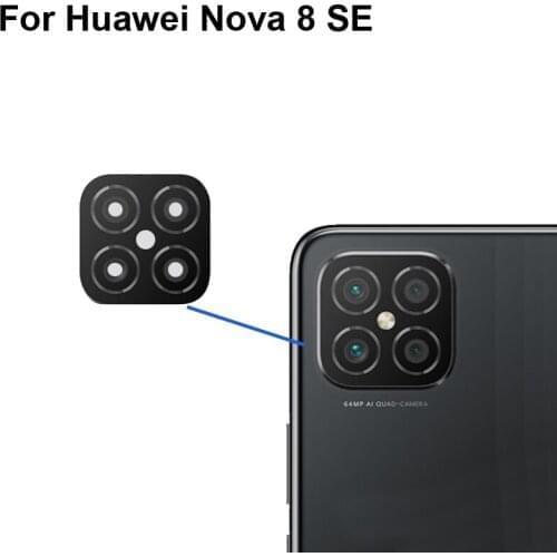 High quality For Huawei Nova 8 SE Back Rear Camera Glass Lens test good For Huawei Nova8 SE Replacement Parts 8SE