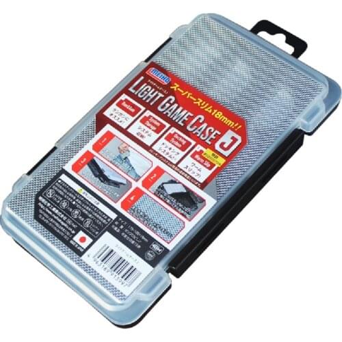 Japan MEIHO imported LIGHT GAME CASE J can be superimposed soft bait box ultra-thin root fishing this way