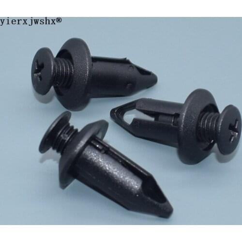 Yierxjwshx 8mm Push-Type Retainer car plastic fastener cilp automotive clips and fastener for GM 1987-On 10053182
