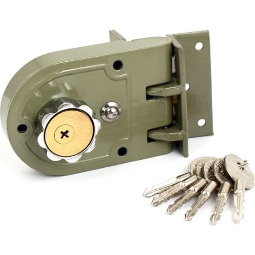 Home Office Locks Hardware Single Cylinder Deadbolt Jimmy Proof Keyed Door Lock For 35-50mm Door Thickness Improvement