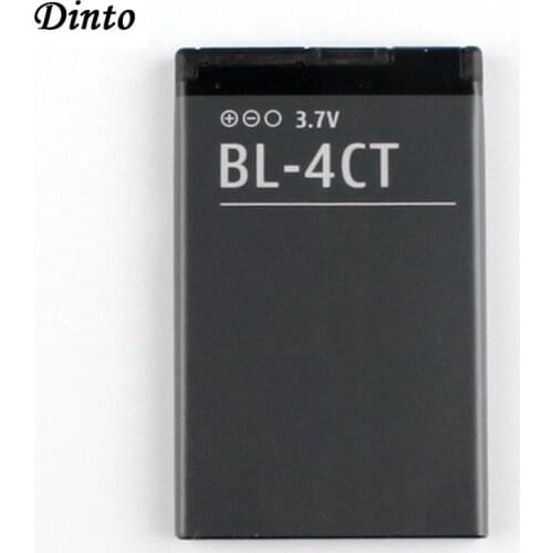 Dinto 1pc 860mAh Replacement Phone Battery BL-4CT BL4CT BL 4CT Batteries for Nokia 5310 6700s 7310c 2720F 5630XM 6600F 7205 X3