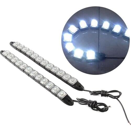 1PC 6 8 9 10 12 LED Car Auto Decorative Flexible LED Strip Power 12V Car LED Decoration Light Tape Car Lamp