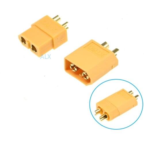 10PCS XT60 XT-60 MALE FEMALE Bullet PLUG CONNECTOR banana plug socket for RC UAV Lipo Battery