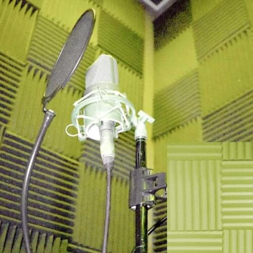 10 Pack Triangular Acoustic Foam Panel Durable Studio Singing Room Practice Room Soundproofing Padding Foam Sound-absorbing