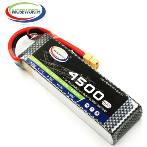 3S 11.1V 4500mAh 40C RC Lipo Battery For RC Helicopter Drone Quadcopter Airplane Car Boat Truck Aircraft Battery LiPo 11.1V AKKU