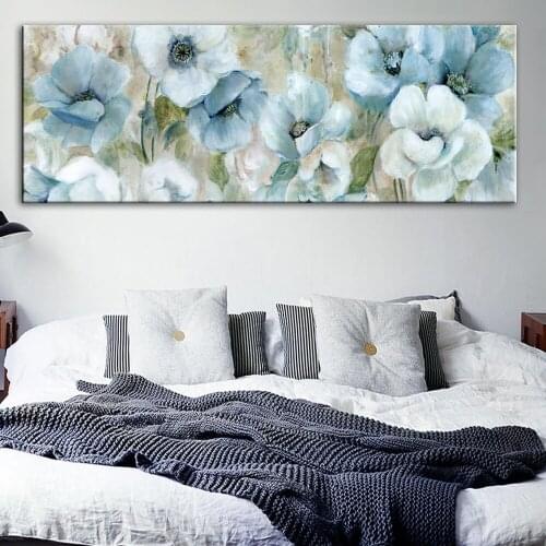 Watercolor Flowers Paintings Print Abstract Wall Canvas Painting Posters and Prints Wall Pictures For Living Room