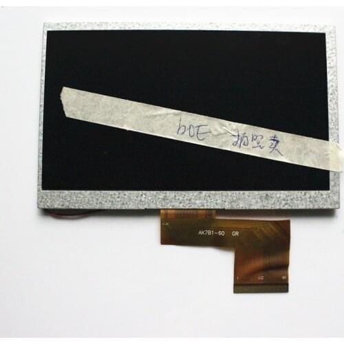 Free shipping 7inch screen cable ak7b1-60 60pin lcd screen display screen