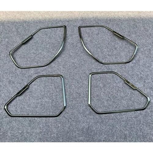 For Toyota RAV4 2019 2020 Car Inner Door Stereo Speaker Cover Audio Ring Sound Frame Decoration Trim Car-Styling Accessories