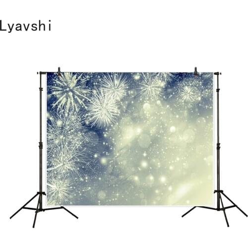Lyavshi photography backdrop Shiny fireworks new year eve background photo studio new design camera fotografica