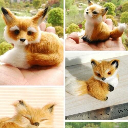 G07-X363 children baby gift Toy 1:6 Dollhouse mini Furniture Miniature doll Accessories fox 1pcs