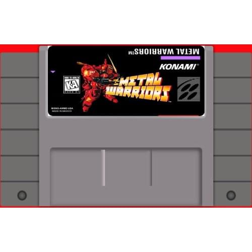 Metal Warriors 16 bit Big Gray Game Card For USA NTSC Game Player Free shipping