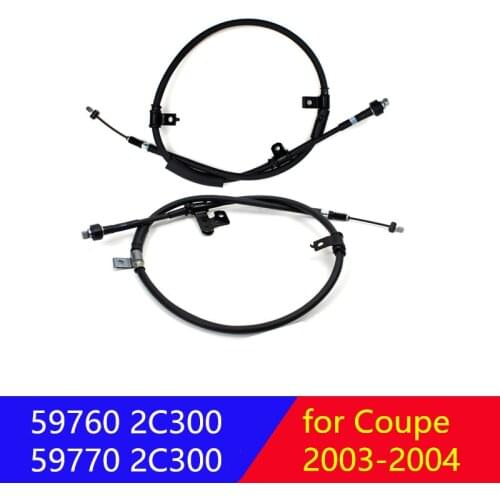 For hyundai Tiburon coupe 2003 2004 Parking Brake Cable Set rear LH RH 597602C300 597702C300 59760 2C300 59770 2C300