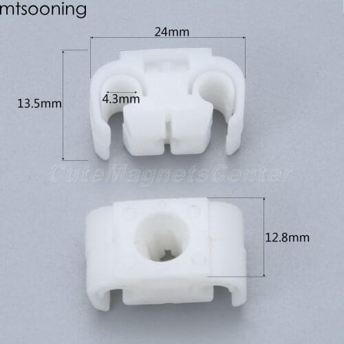 Mtsooning 20x pcs Brake Cable Bracket Pipe Body Retaining Clip Holder 811611797 For VW Golf Jetta Passat Audi Seat Skoda