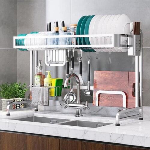 Kitchen god good product stainless steel sink rack dishes chopsticks chopsticks filter rack home kitchen storage drain shelf