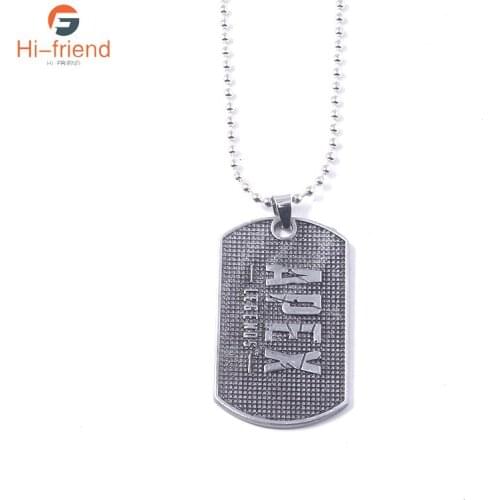 Game Apex Legends Necklace Metal Dog Tag Pendant Necklace for Men Boy Game Fan Gift Cosplay Props Casual Pendant Jewelry