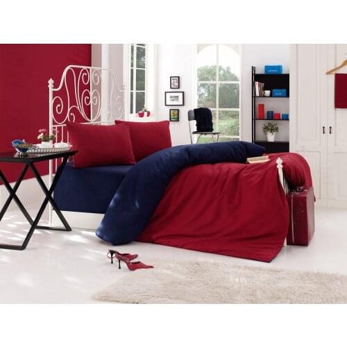 Double Color duvet cover multi-size bed sheet bed linen duvet cover pillowcase one piece bed single double duvet cover 2021