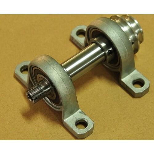 Self-made lathe spindle, thread: M14 * 1, through hole: 8.5mm, spindle diameter 20mm