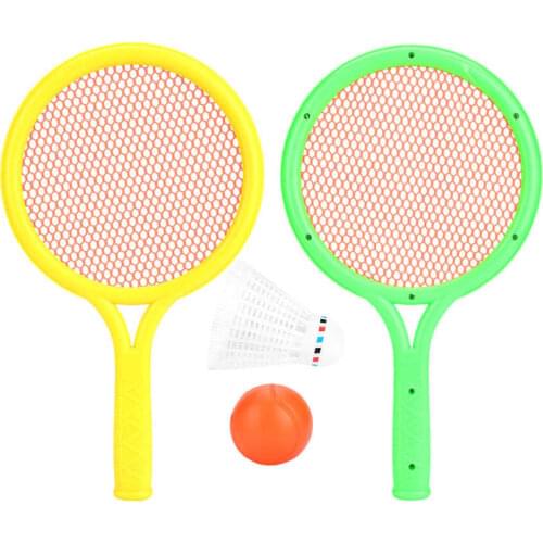 1Set Mini Dual Badminton Tennis Racket Mini Badminton Racket Outdoor Educational Baby Sports Game Plays Toys For Children