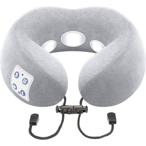 U Shaped Electric Neck Massager Heated Massage Pillow Cushion Shoulder Cervical Massager Pain Relief Home Car Relax Masajeador