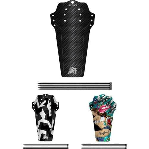 Universal Bicycle Fenders Carbon Fiber Front Rear Tire Wheel Mudguard MTB Road Bike Wings Fenders Cycling Bicycle Accessories