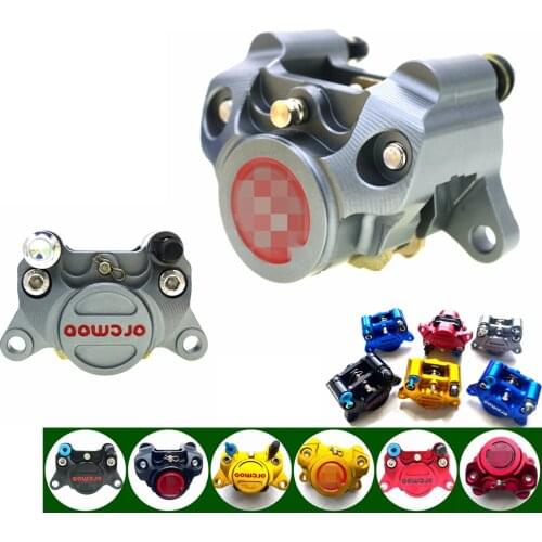 Universal CNC Motorcycle Rear Brake Caliper Brake Pump P2x34mm 84mm Mounting For Honda Yamaha Kawasaki Ducati Suzuki Modify