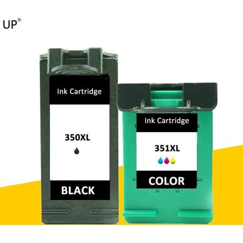 UP Ink Cartridge replacement for HP 350 XL black + 351 xl color for HP C4380 4480 4580 4270 D4200 4263 4360 D4260 C4280 Printer