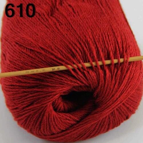 High quality 100% pure cashmere luxury warm soft hand-knitting yarn Maroon Red 233-10