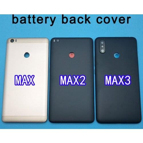Xiaomi Mi MAX 3 Battery Cover Rear Door Back Housing Case MAX3 Middle Chassis For Max2 Xiaomi Mi Max 2 Battery Cover Replace