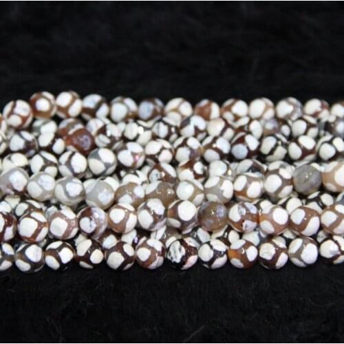 10mm Light Color Mystical Tibetan Necklace Spherical Beads Tibetan Ball DIY Dzi Beads Loose Gems Stone Beads Tibetan Gate Beads