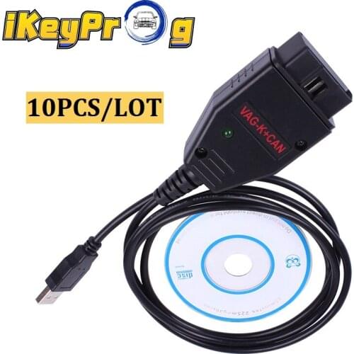 10 PCS/LOT K+CAN VAG1.4 FT232RQ PIC18F25K80 Commander For VAG K+CAN 1.4 K-Line Commander Code Scanner ForAUDI/Seat/V-W
