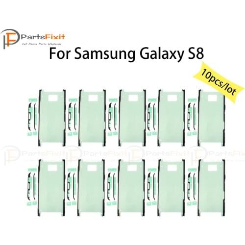 10pcs/lot Front Housing Adhesive for Galaxy S8 Front Bezel Adhesive Tape Stickers