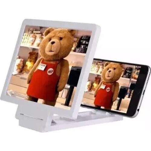 3D Mobile Phone Screen Amplifier HD-Magnifying Glass Radiation Video Magnifying Glass Lazy Mobile Phone Universal Bracket