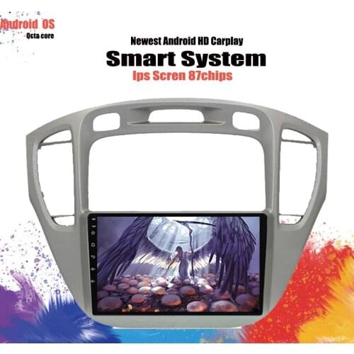 9 inch Android 10 6GB RAM Car Auto GPS Navigation PC Tablet for Toyota Highlander 2000 - 2007 Built in Carplay DSP RDS