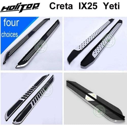 Side bar side step running board for Skoda YETI for Hyundai IX25 Creta,hot in China,4 choices,from ISO9001 factory, recomended