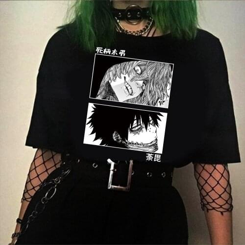 Tomura Shigaraki Dabi T-shirt My Hero Academia Shirt Boku No Hero Academia Japanese Anime Kawaii Shirt
