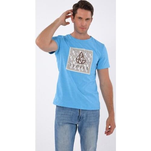 ZOMETG Mans T-Shirts Mens shirt Casual O-Neck Shirt for Men