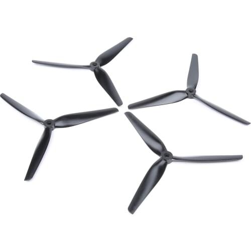 HQPROP 8X4X3 8040 3-Blade Black-Glass Fiber Nylon MacroQuad Propeller CW CCW for 8inch Multirotor LR8 X-Class FPV Drones