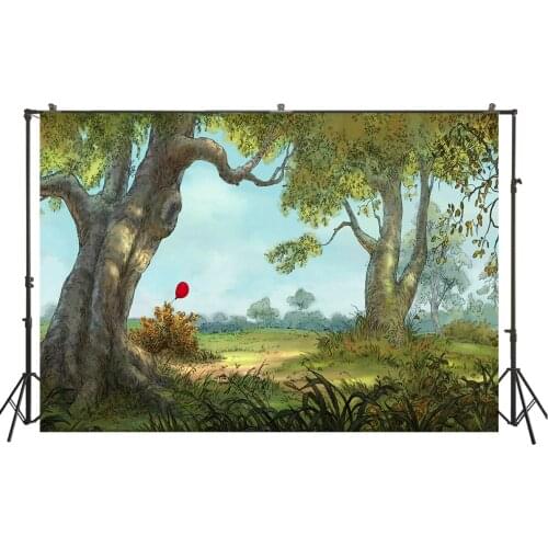 HUAYI Photography Backdrop spring easter forest photo background studio newborns child photobooth birthday backdrops propsW-3920