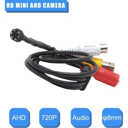 AHD 720P Mini Analog High Definition Surveillance Camera 1.0MP Infrared Night Vision CCTV Cameras Small Audio Security Camera