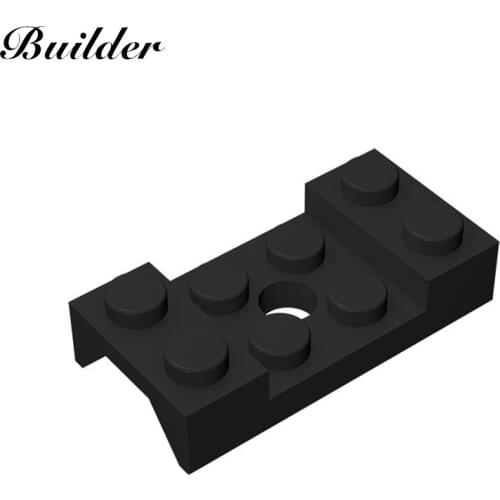 Little Builder Building Blocks Technological Parts DIY 2x4 Vehicle Mudguard Bricks 10pcs MOC Compatible Brands Kids Toys 60212